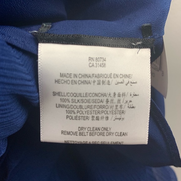 BCBGMaxAzria | "Ink" Colored Sleeveless Silk Dress - Picture 6 of 6